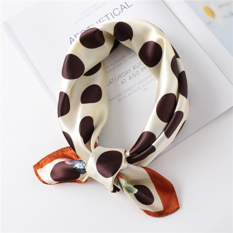 Women's New Small Square Retro Cashew Professional Scarf Women's New Small Square Retro Cashew Professional Scarf